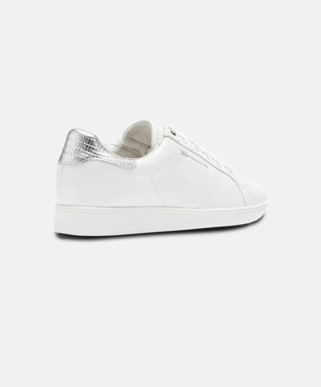 FRANKIE4 Jackie III White/Silver Lizard Sneakers