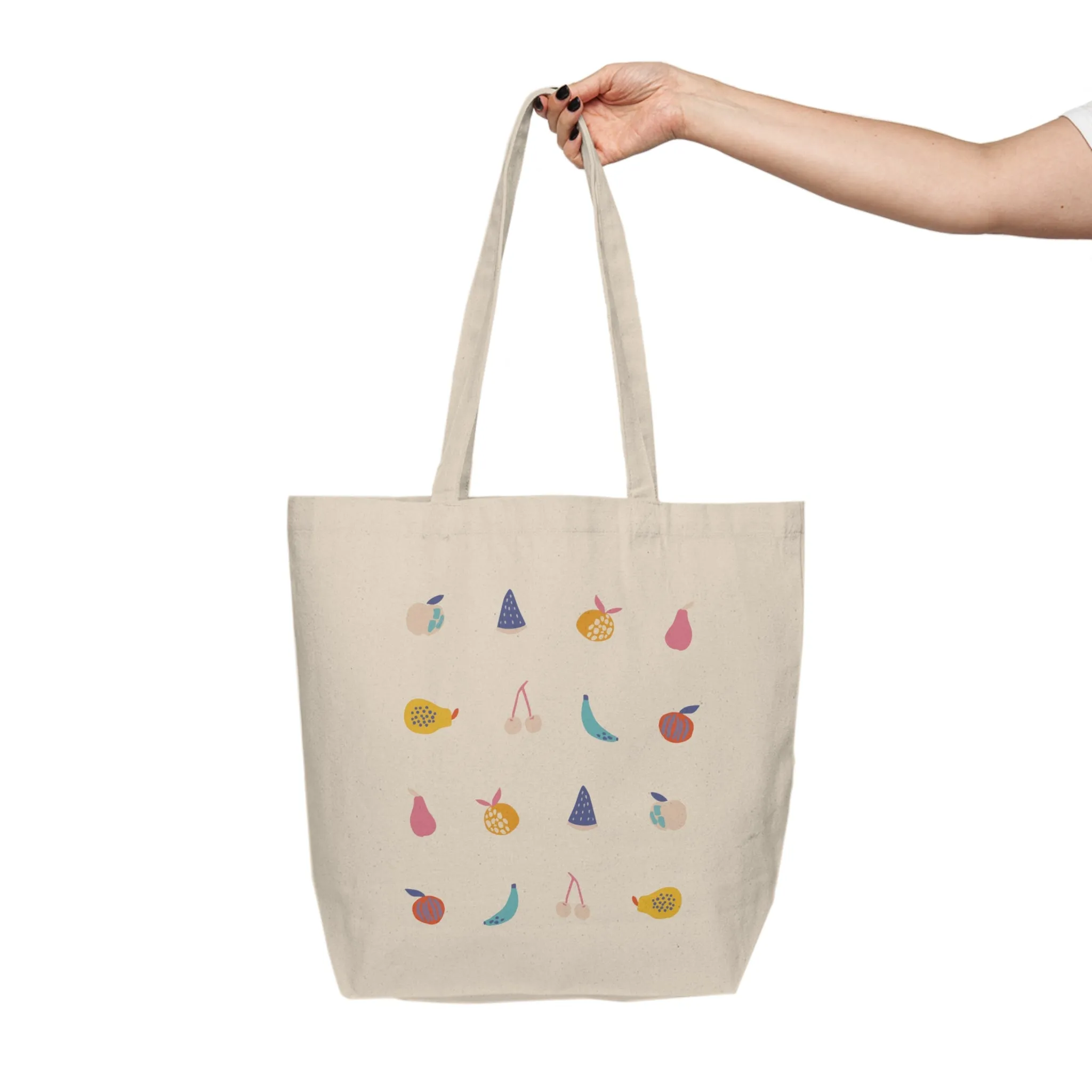 Fruity Pastels Canvas Tote