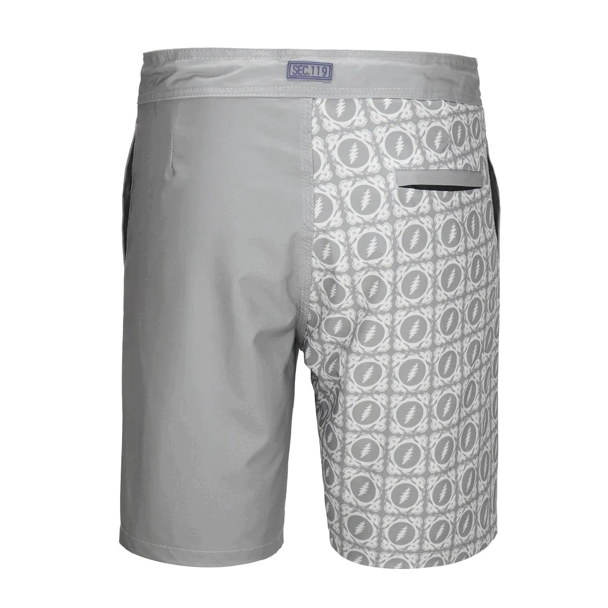 Grateful Dead | Hybrid Board Short | Grey Bolt