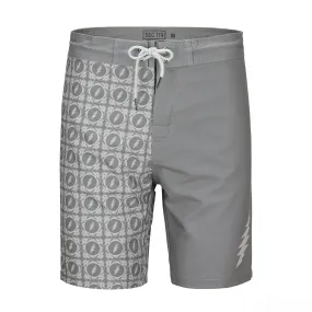 Grateful Dead | Hybrid Board Short | Grey Bolt