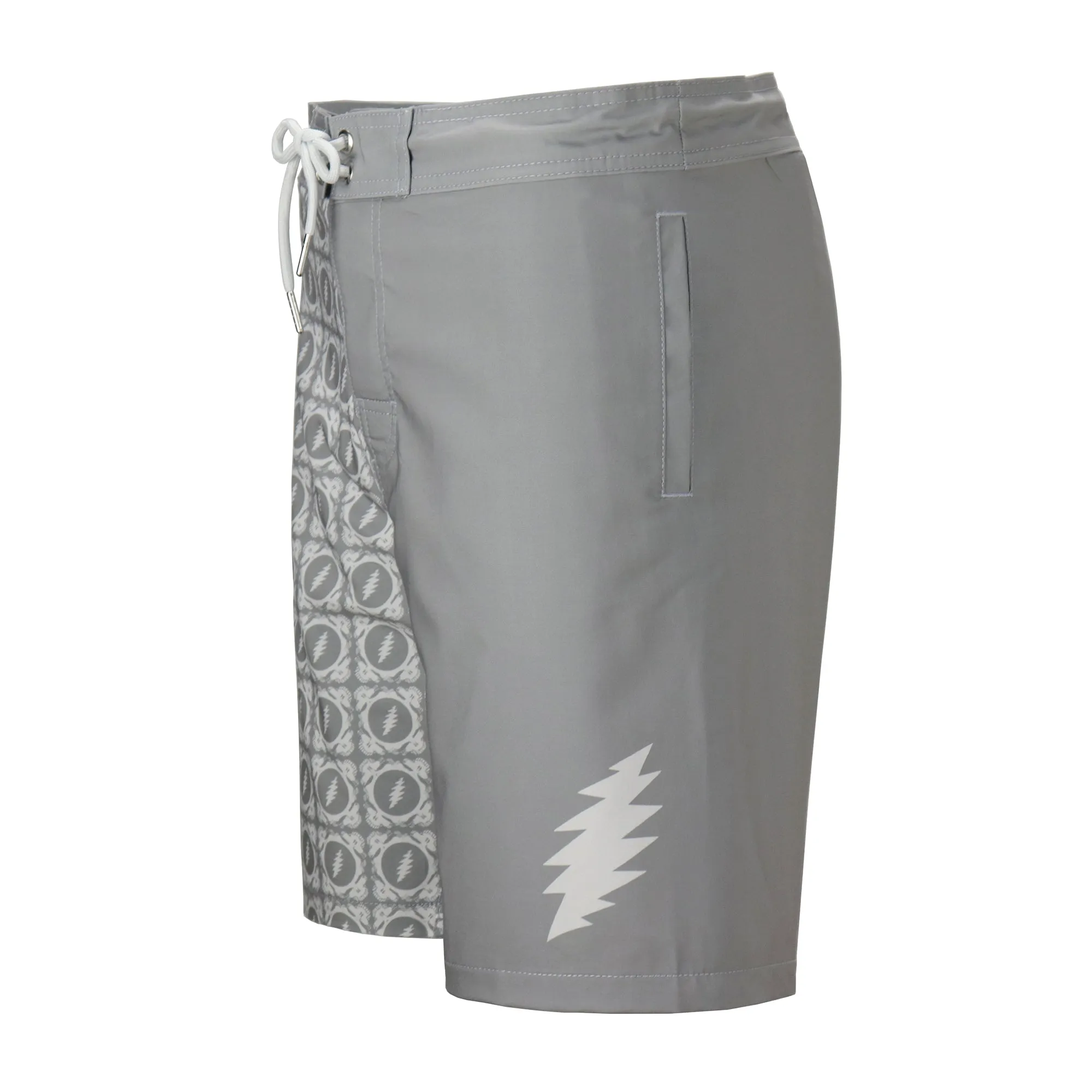 Grateful Dead | Hybrid Board Short | Grey Bolt