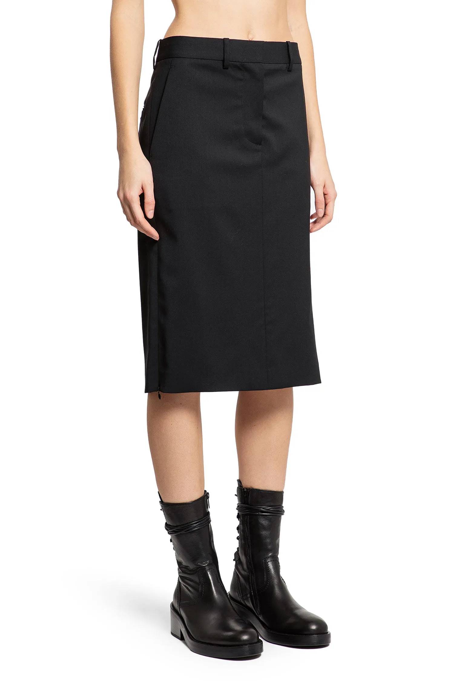 HELMUT LANG WOMAN BLACK SKIRTS