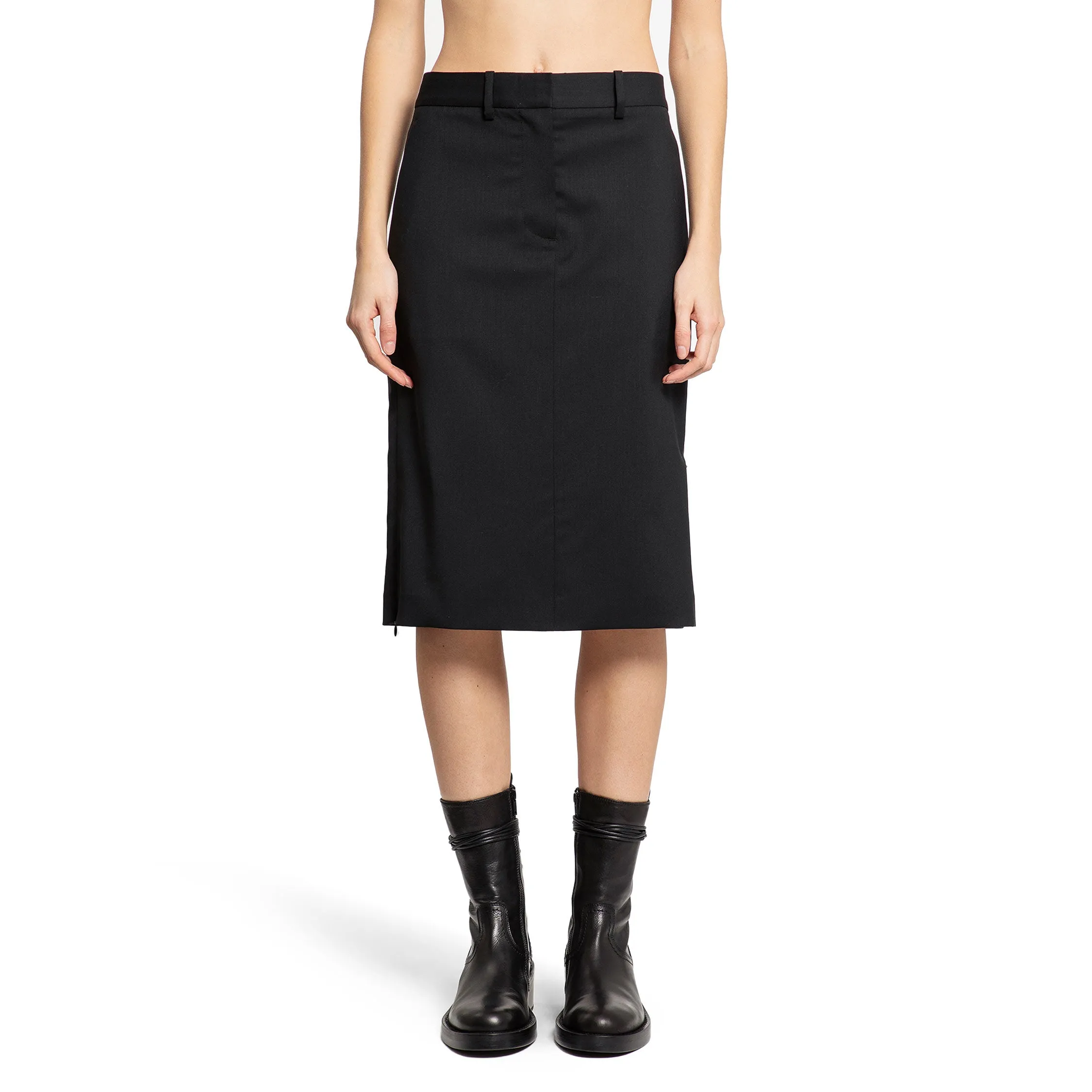 HELMUT LANG WOMAN BLACK SKIRTS