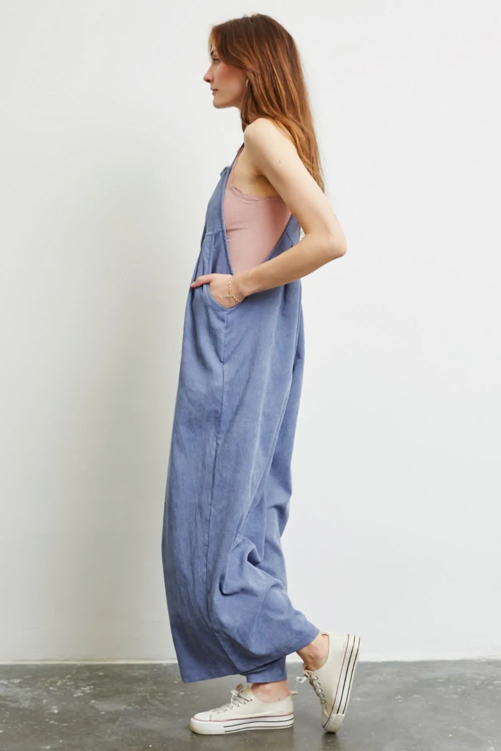 HEYSON Full Size Wide Leg Overalls with Pockets