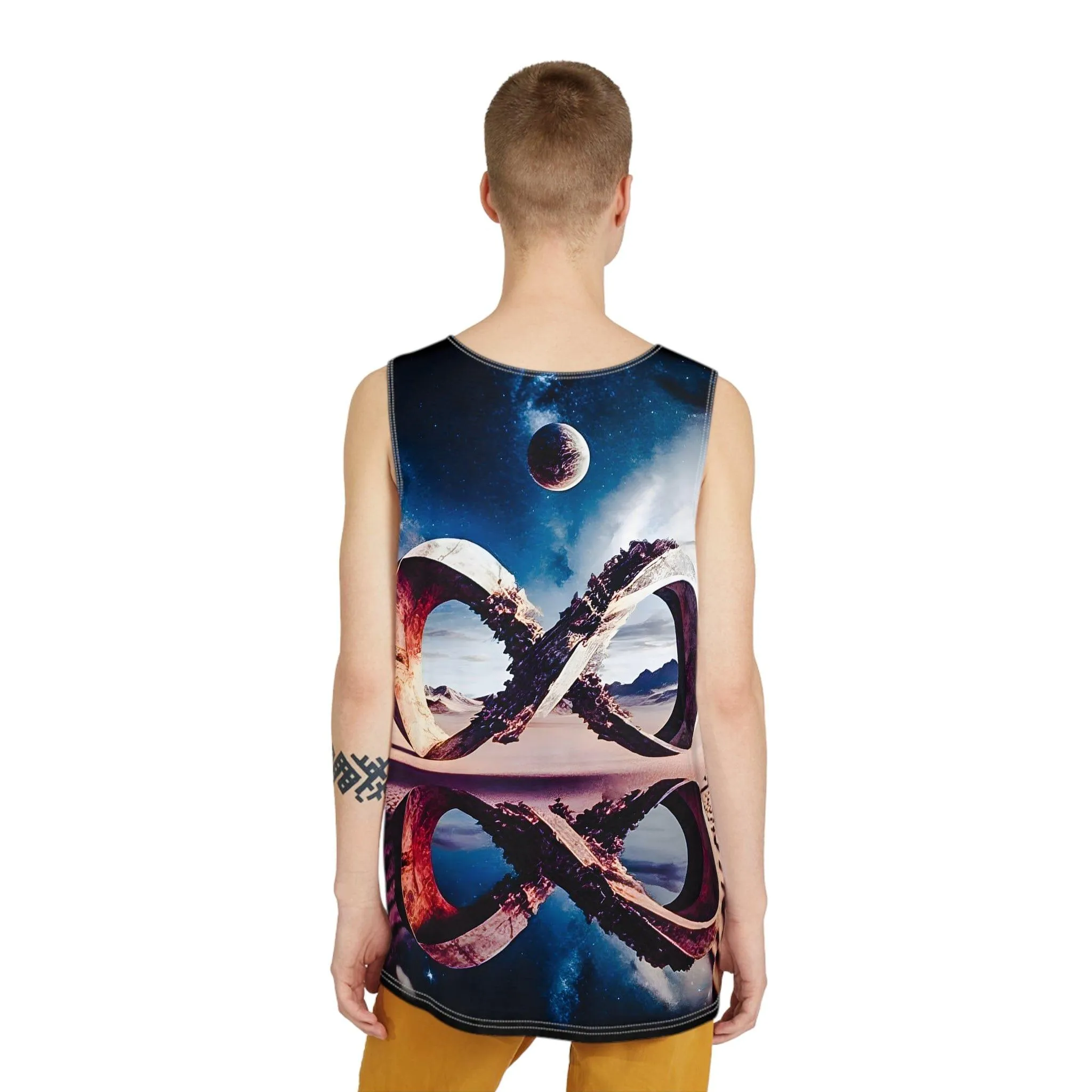 Infinite Possibilities Sublimation Tank Top Sublimation Print All-Over (AOP) Design Tank Top - Stylish Comfort for Festival, Gym, and Streetwear