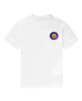 J Balvin Morado x Takashi Murakami Flower Tee White