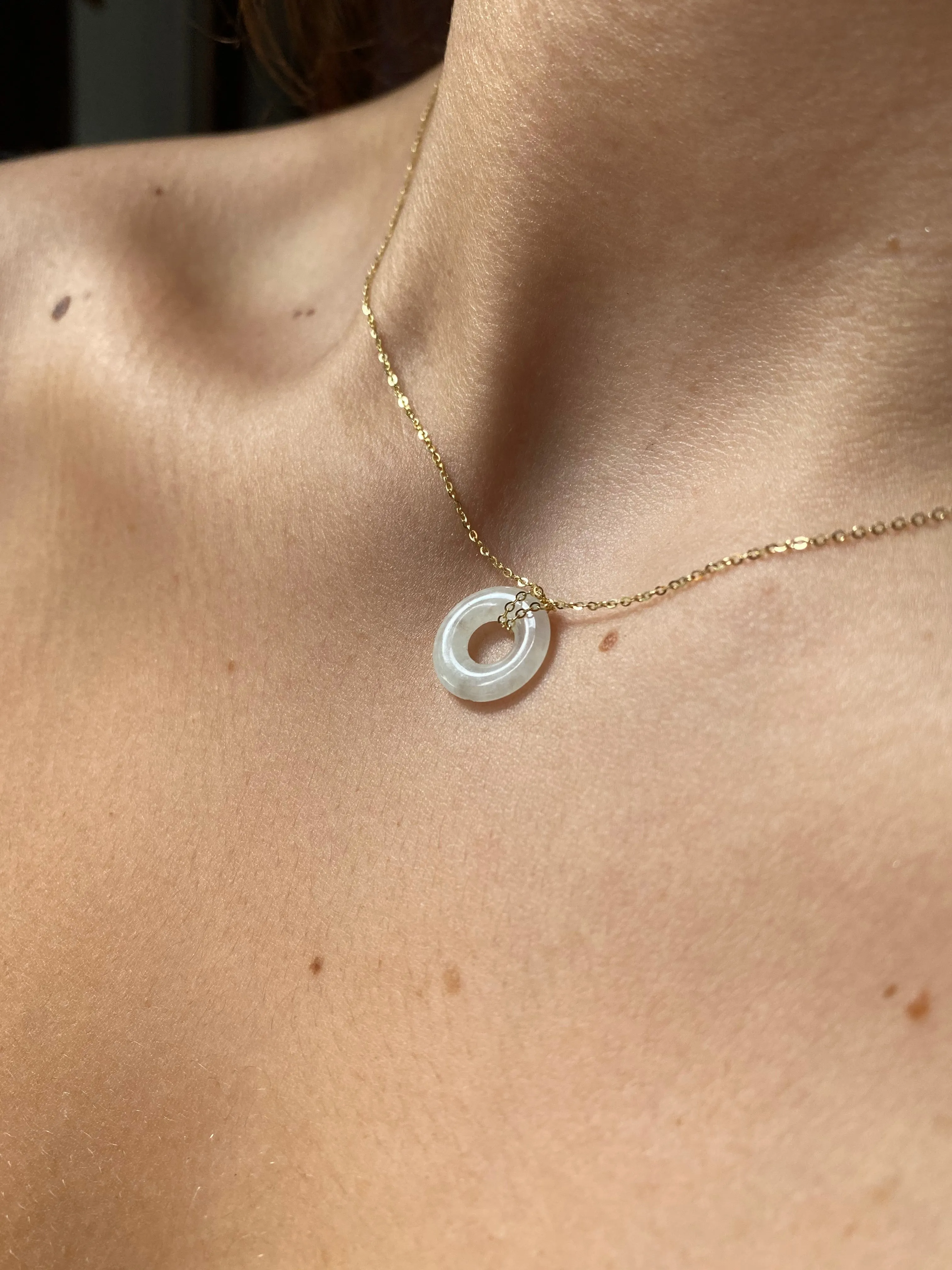 Jade Circle Necklace