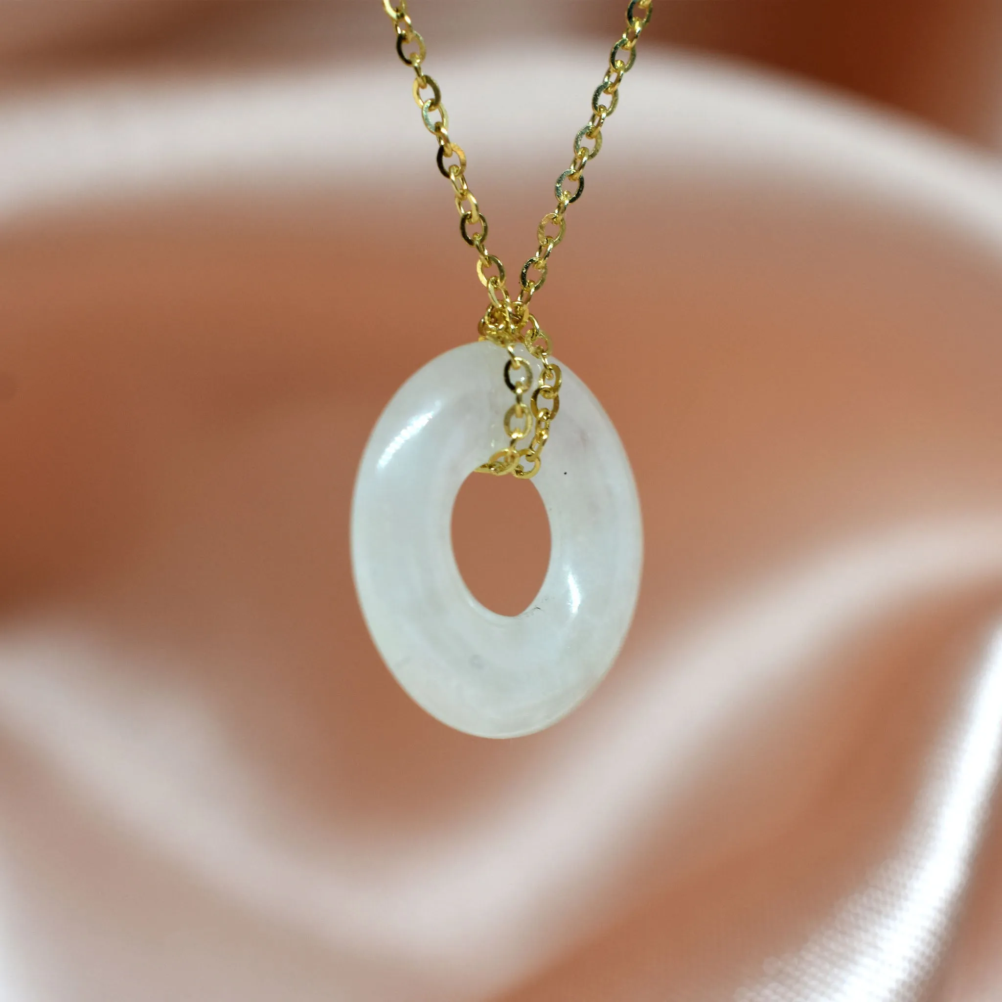 Jade Circle Necklace