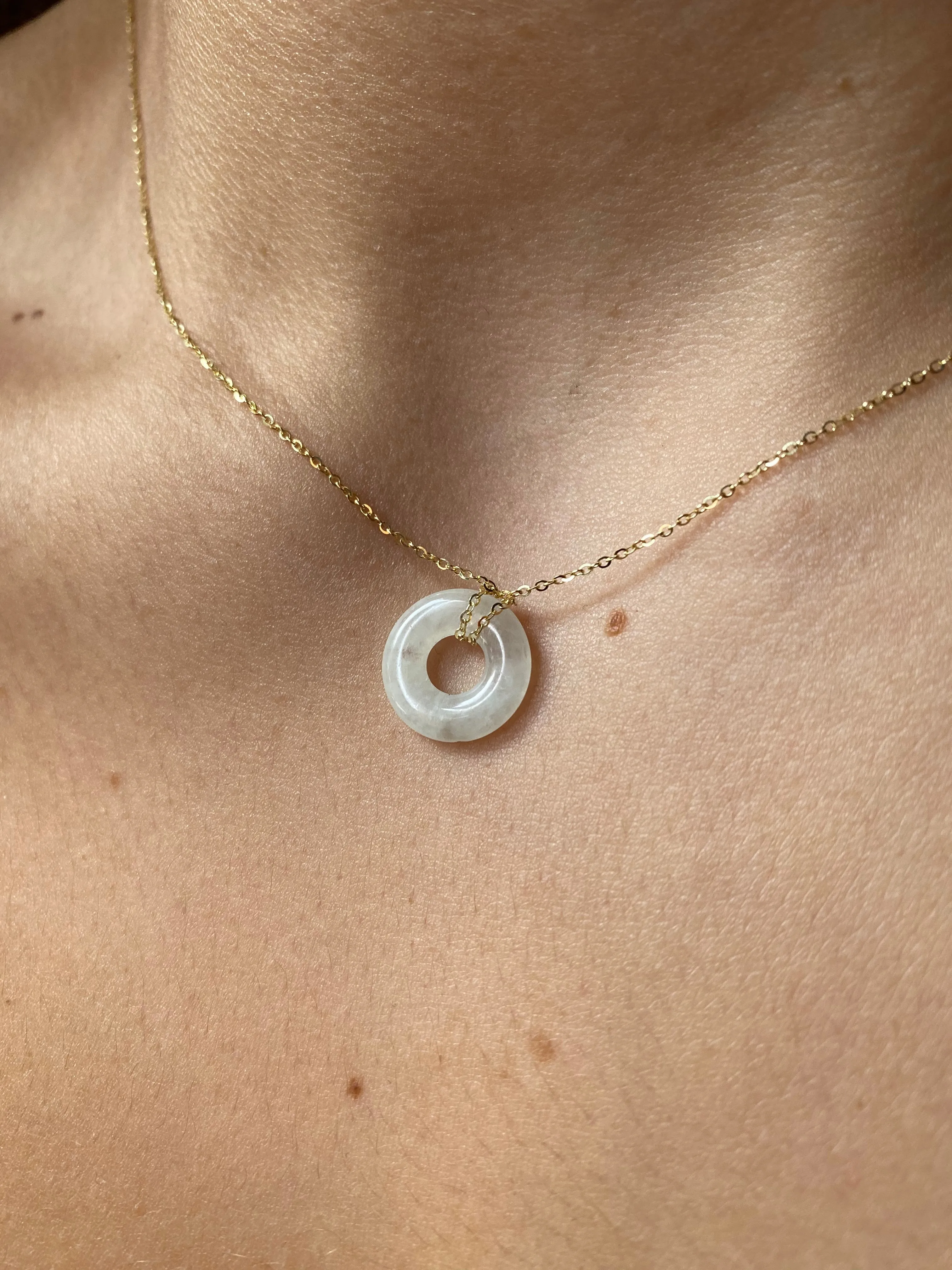 Jade Circle Necklace