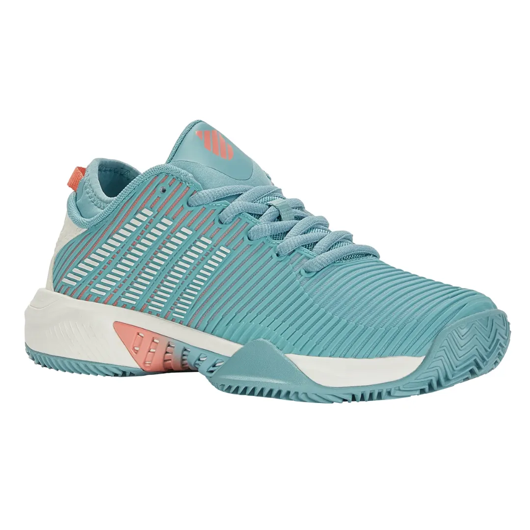 K Swiss Hypercourt Supreme HB Women Tennis Shoes - Nile Blue/Blanc de Blanc/Desert Flower