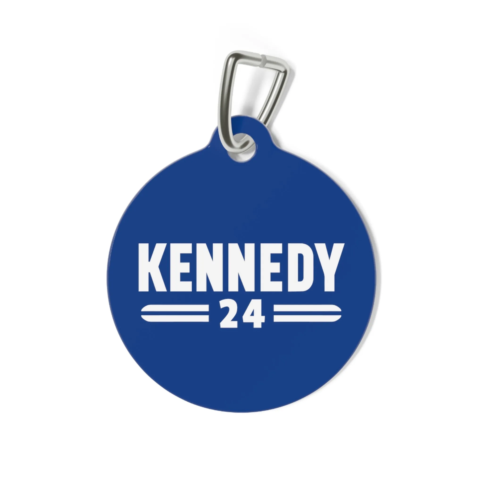 Kennedy '24 Pet Collar Tag in Blue