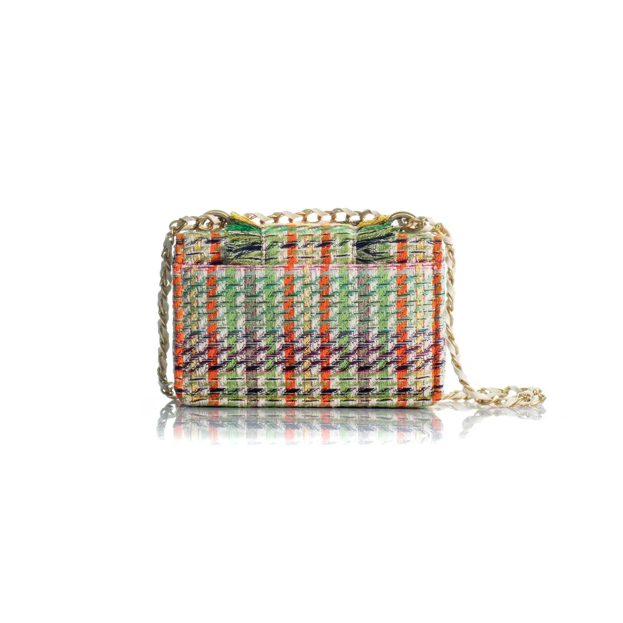 Kooreloo - Fabric Shoulder Bag - Mini Lucerne Multi/Orange-Green