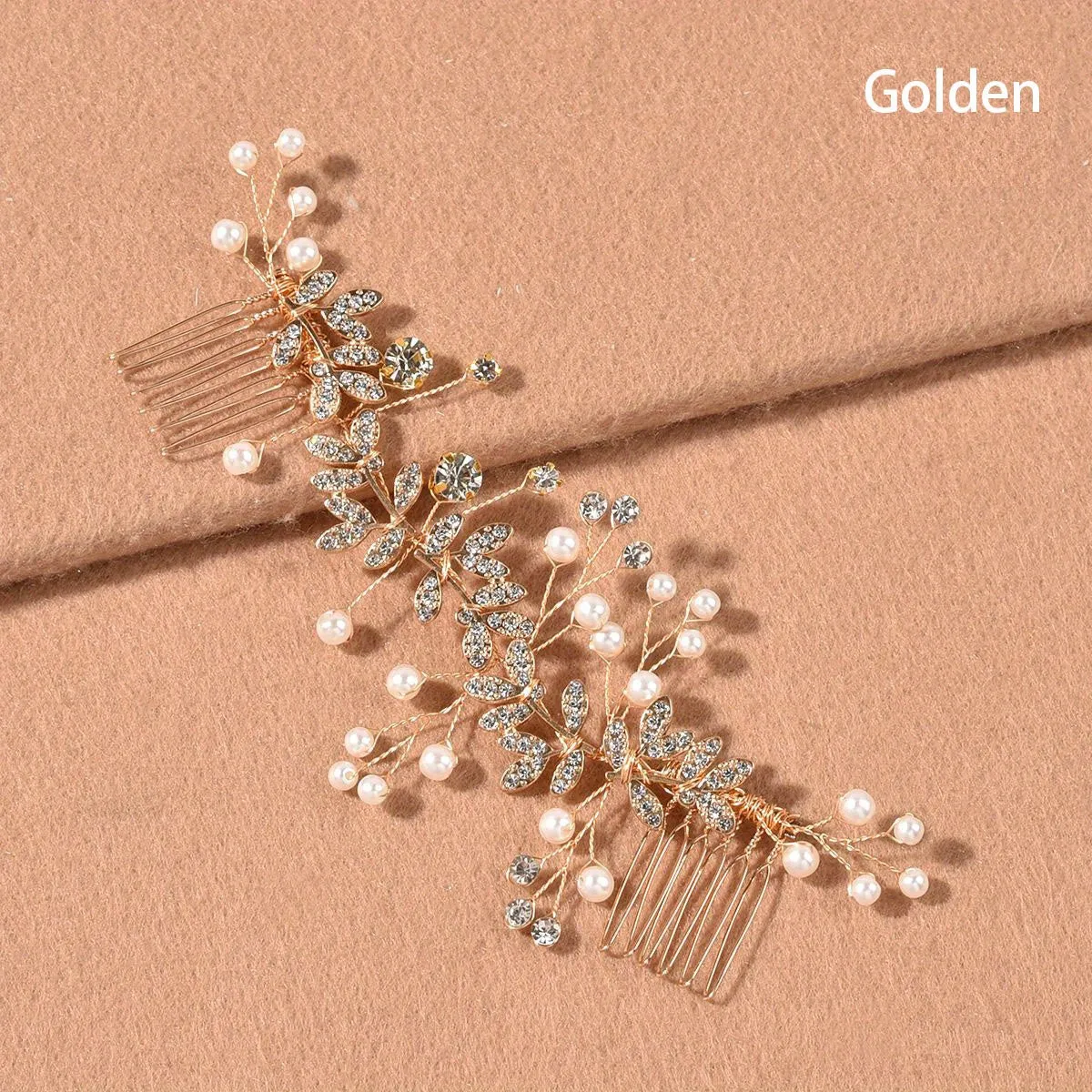 Leaf Flower Hair Comb Headband Tiara Headband Hair Accessories For Women Wedding Accessories Bride Hair Jewelry