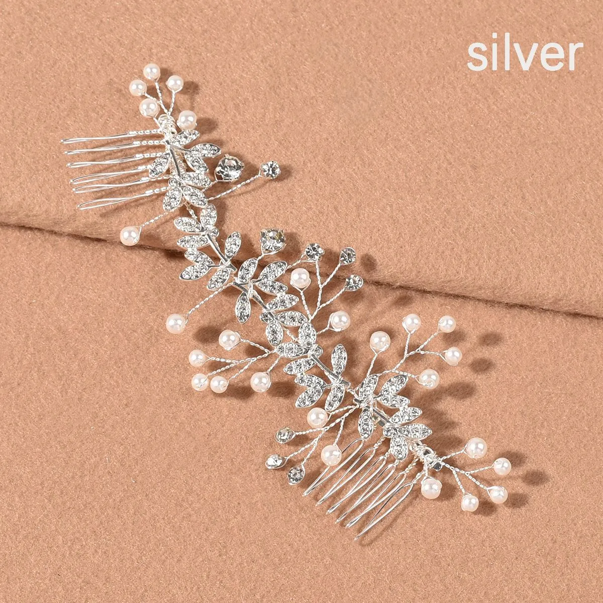 Leaf Flower Hair Comb Headband Tiara Headband Hair Accessories For Women Wedding Accessories Bride Hair Jewelry