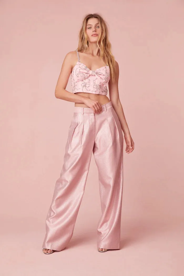 Loveshackfancy - Adams Pants - Rose Champagne