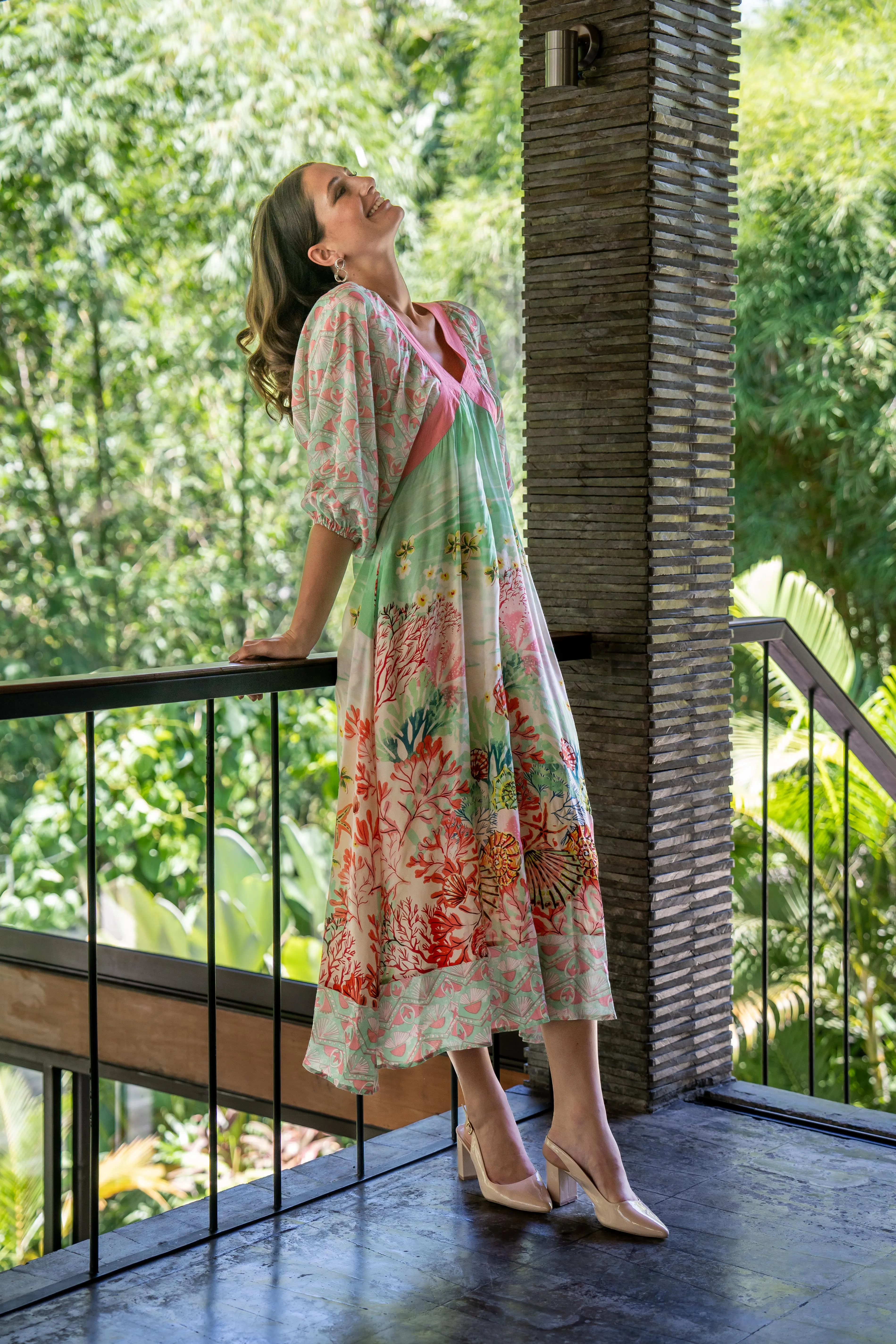 Margot Maxi Dress in Seychelles