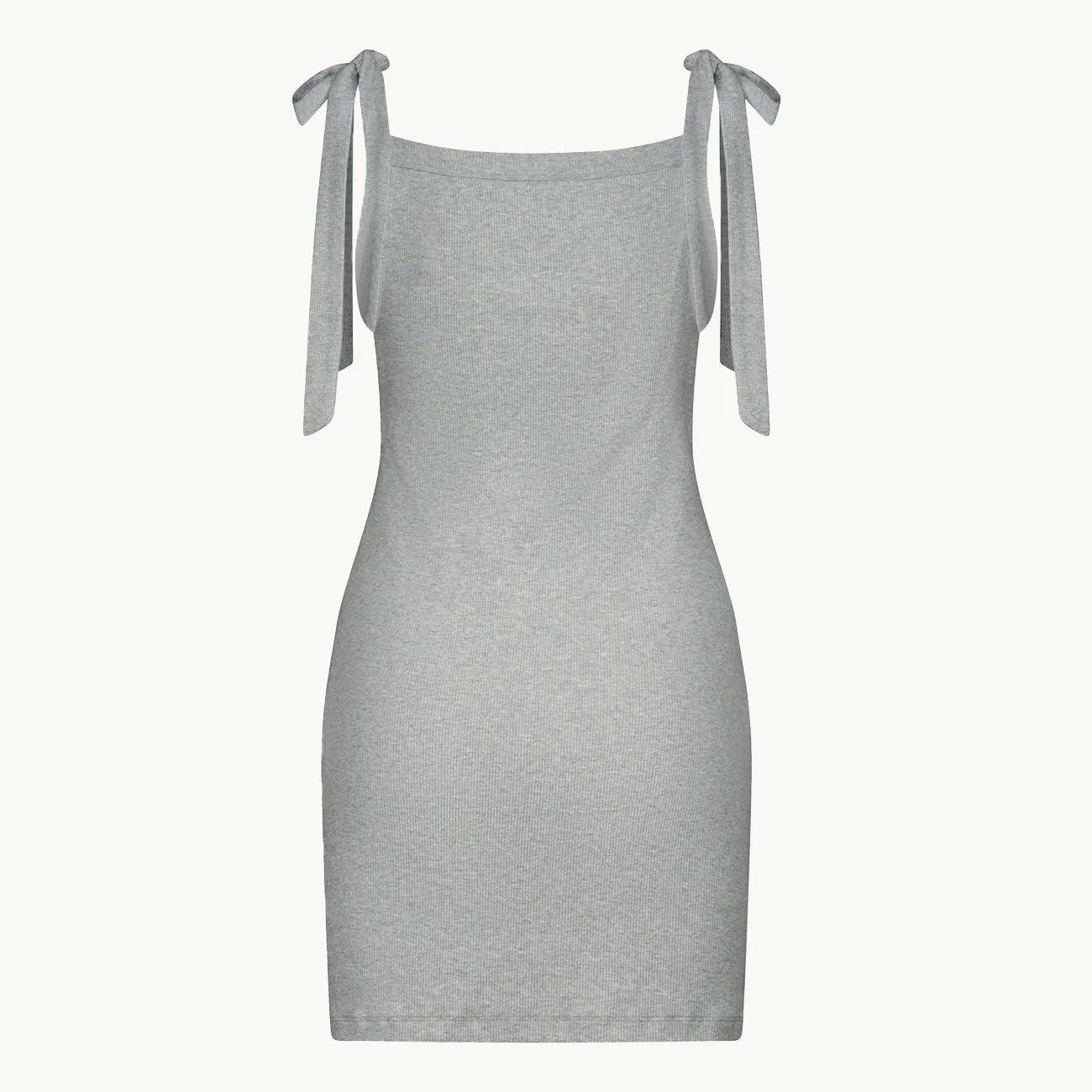 Marsden 2.0 Mini Dress Rib - Grey Marle