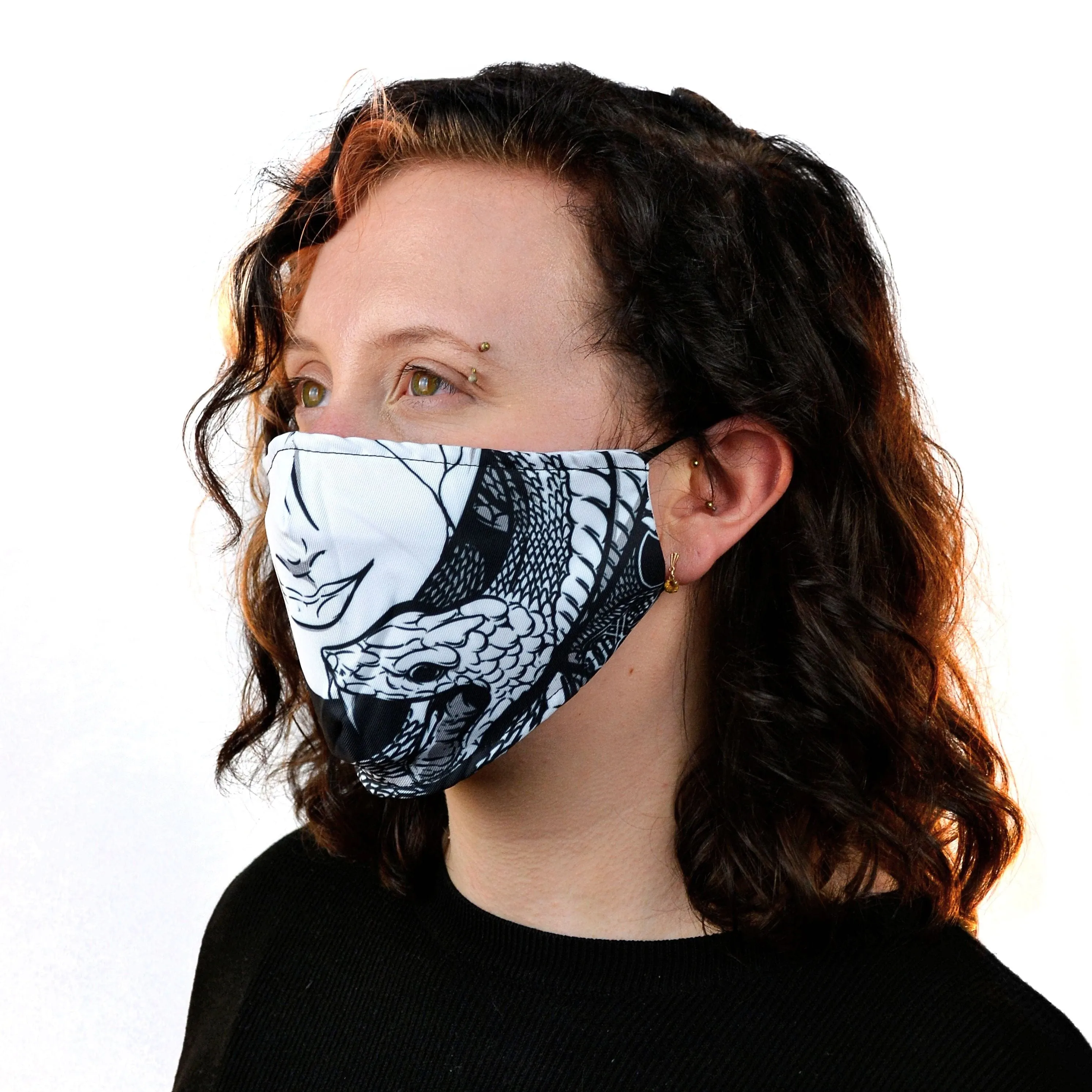 MEDUSA MASK - BLACK