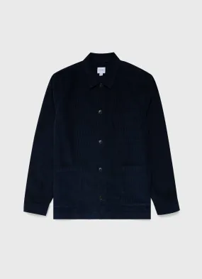 Men's Corduroy Twin Pocket Jacket in Navy