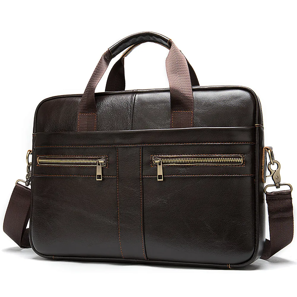 Men's Genuine Leather Briefcase,  Laptop, Messenger Bag