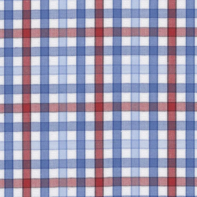 Micro Dobby Gingham - Tomato