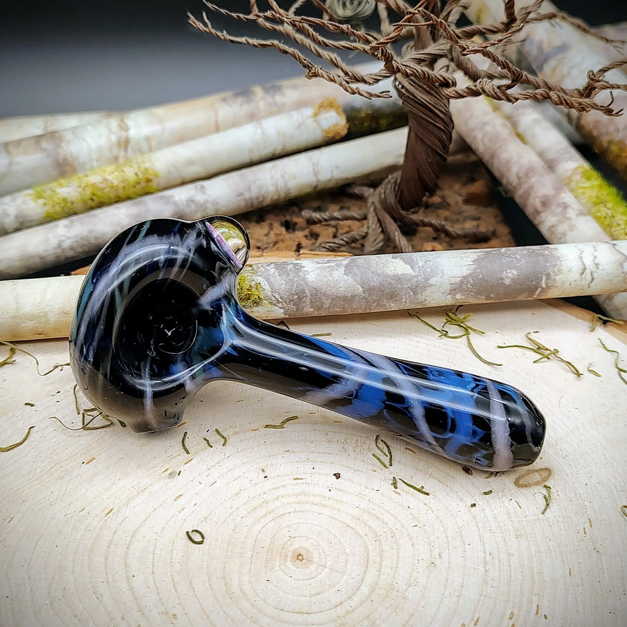 Milli Marbled Hand Pipe (Ready to Ship)