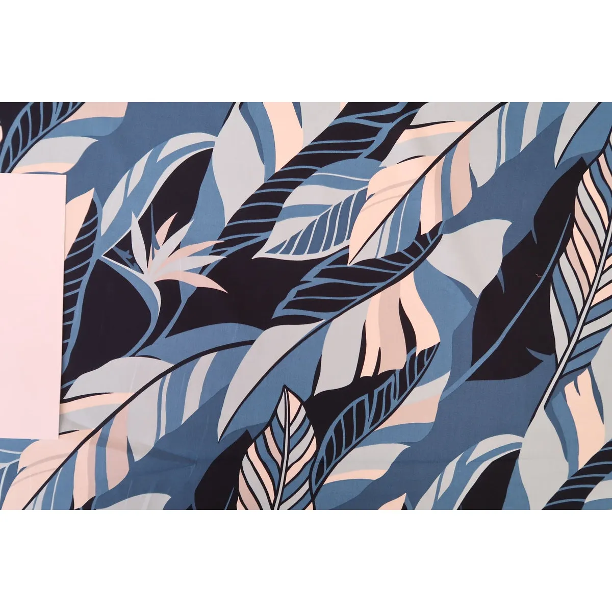 Modern Leaf Blue Hawaiian Design | Blue BLU-0013C