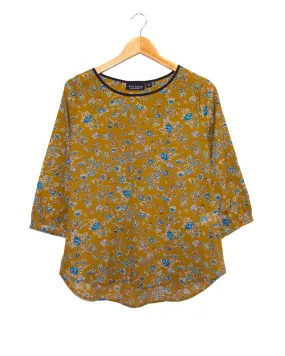 NZ VISCOSE 1/4 SLEEVE TOP