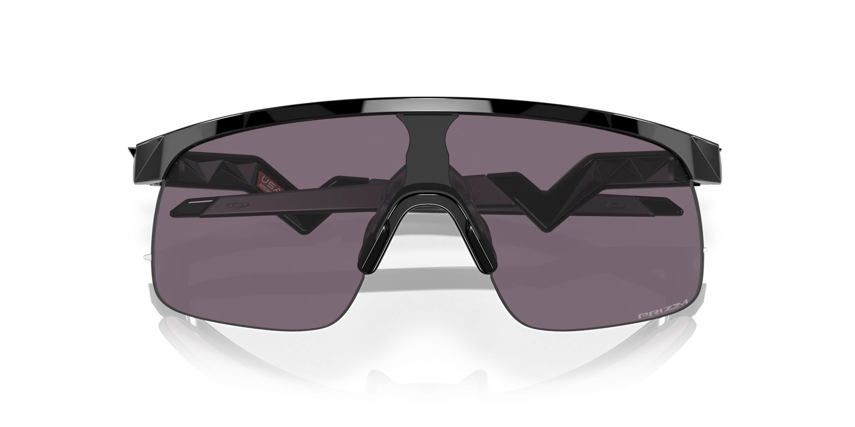 Oakley Resistor Prizm Grey Lenses - Polished Black Frame - (Youth Fit)