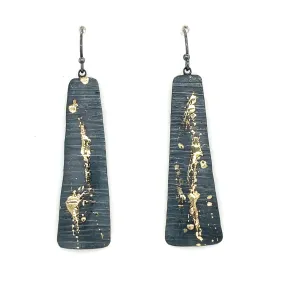 One of a kind splatter earrings