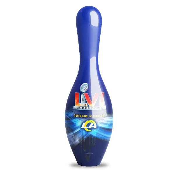 OnTheBallBowling NFL Los Angeles Rams Super Bowl LVI Champs Bowling Pin