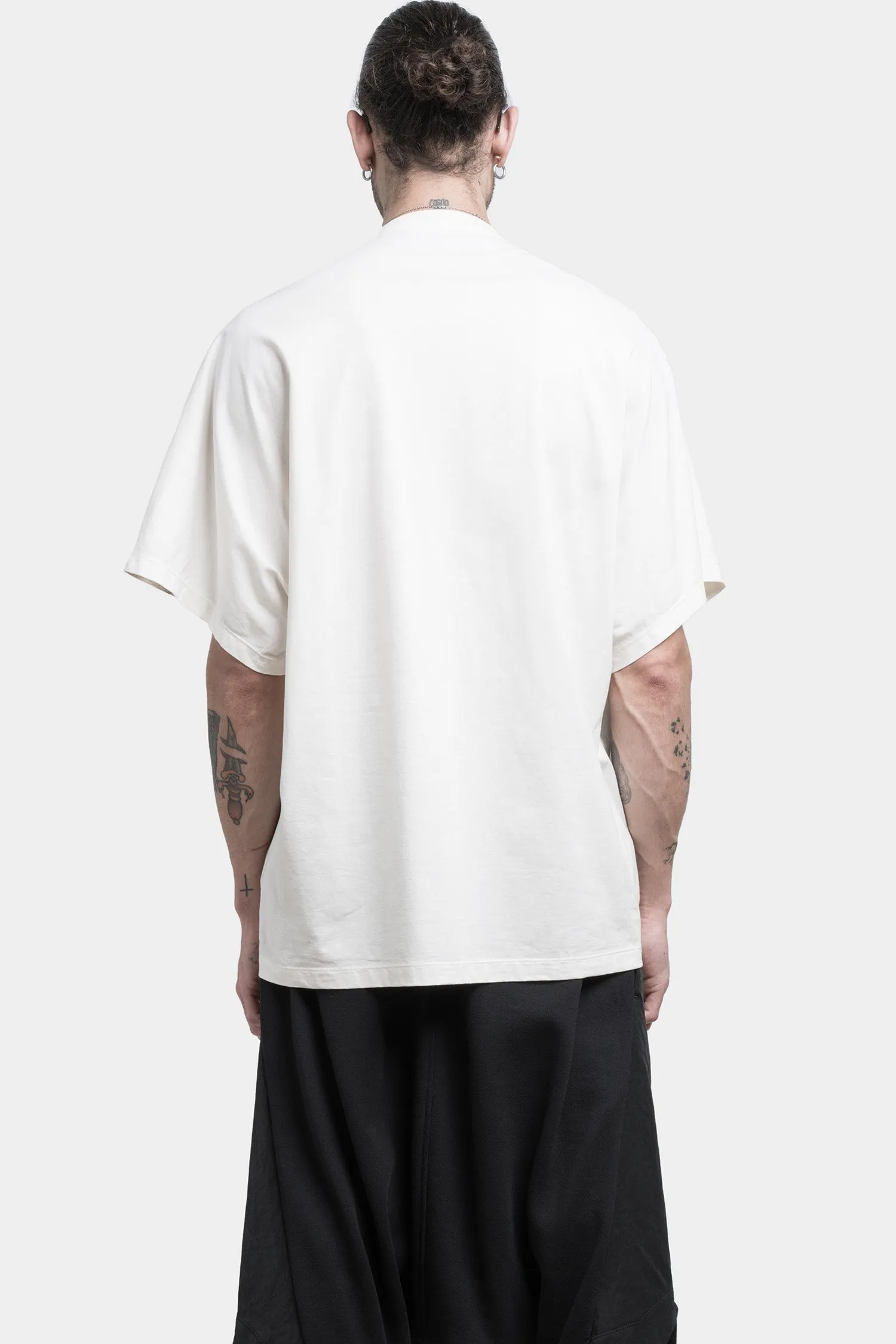 Oversized printed raglan T-Shirt, Off White