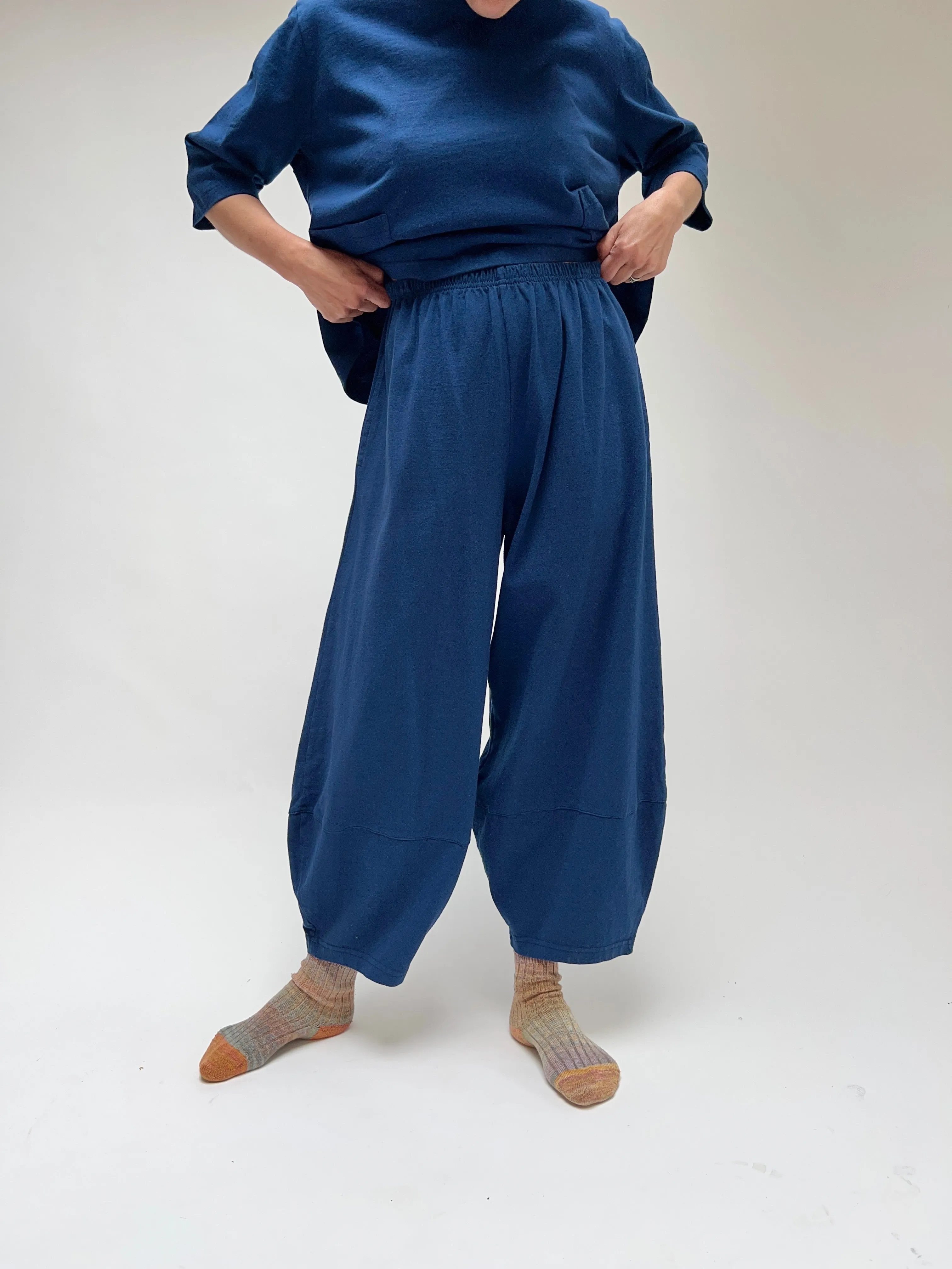 Pacific Cotton | Cotton Oliver Pant in Blueberry