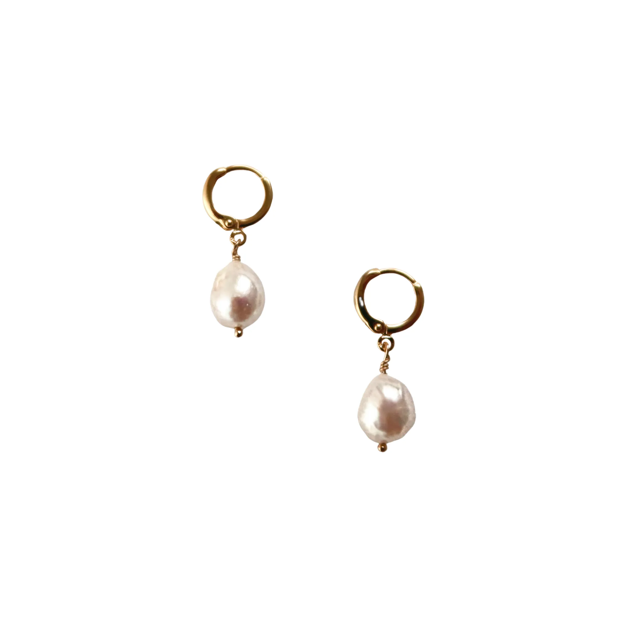 Pearl mini drop earrings