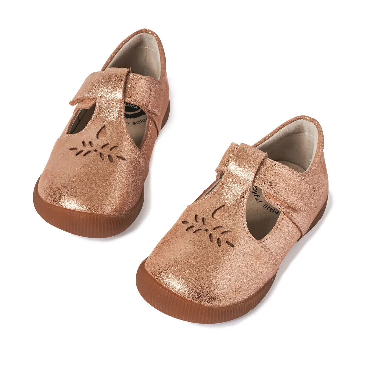 PRIM T-Strap Mary Jane (First Walker) |  Caramel Shimmer