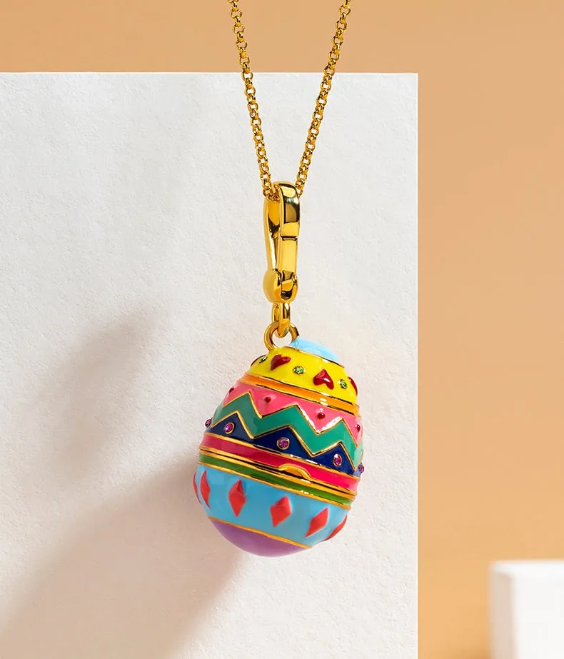 Rabbit Easter Egg Necklace