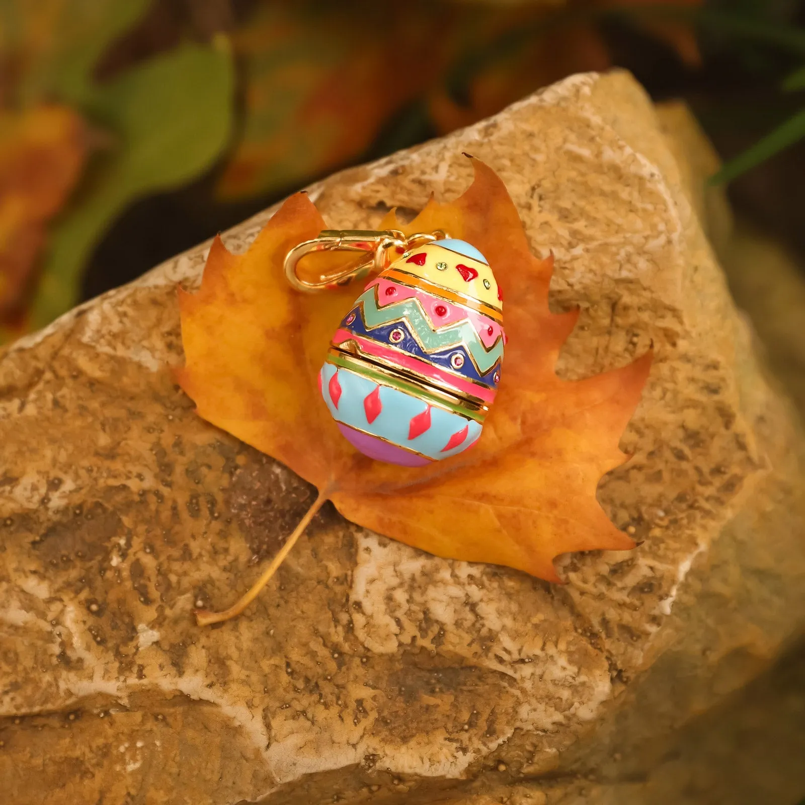 Rabbit Easter Egg Necklace