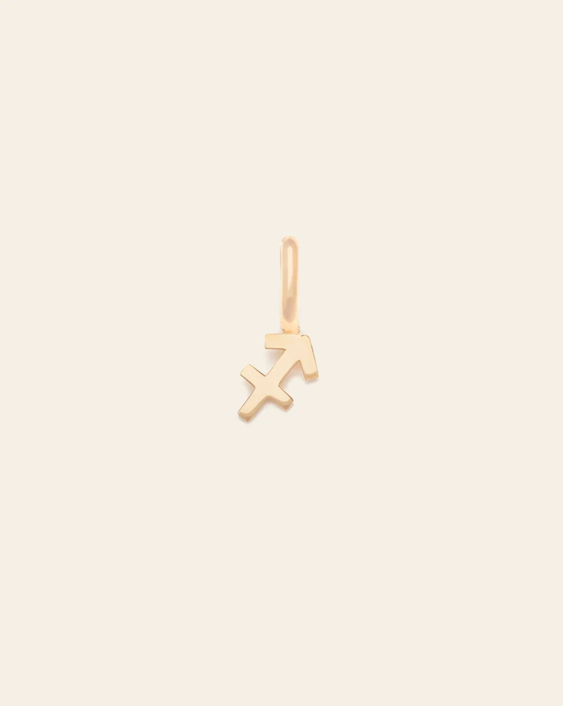 Sagittarius Zodiac Charm - 10k Solid Gold