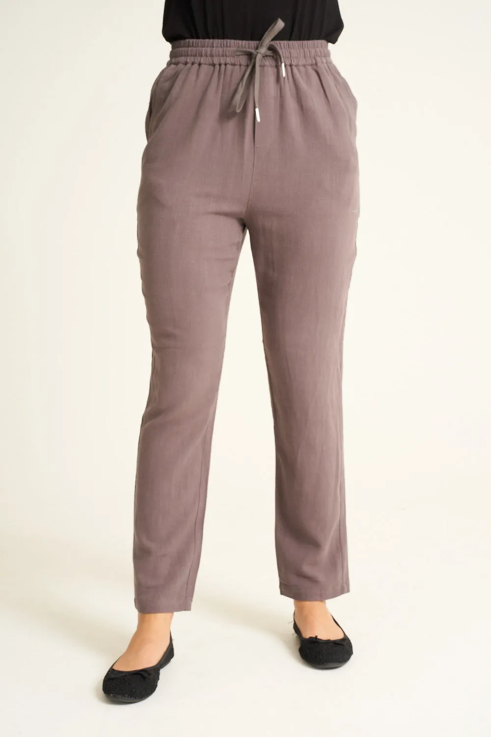 Saloos Cotton Trousers with Side Pockets