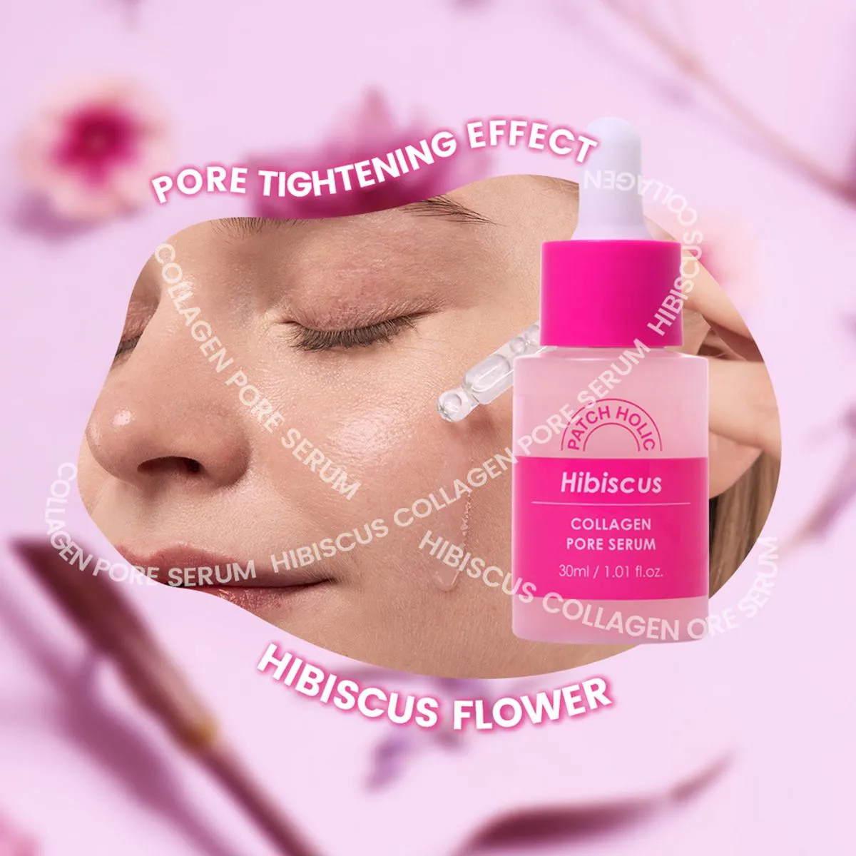 Serum Patch Holic Hibiscus Collagen Pore Serum 30ml