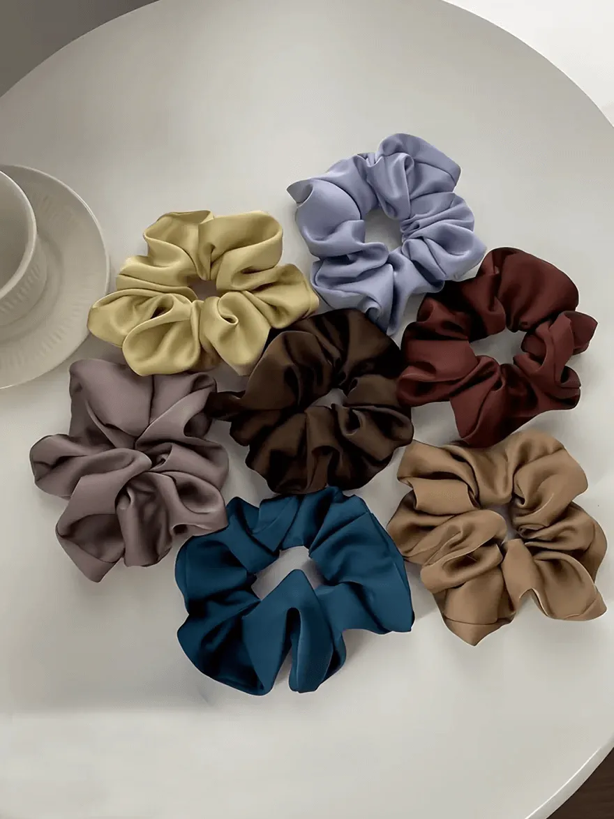 Soft Silk Satin Hair Tie 3 Pack