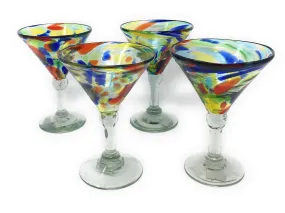 Solid Confetti Martini - 6.5 oz. - Set of 4