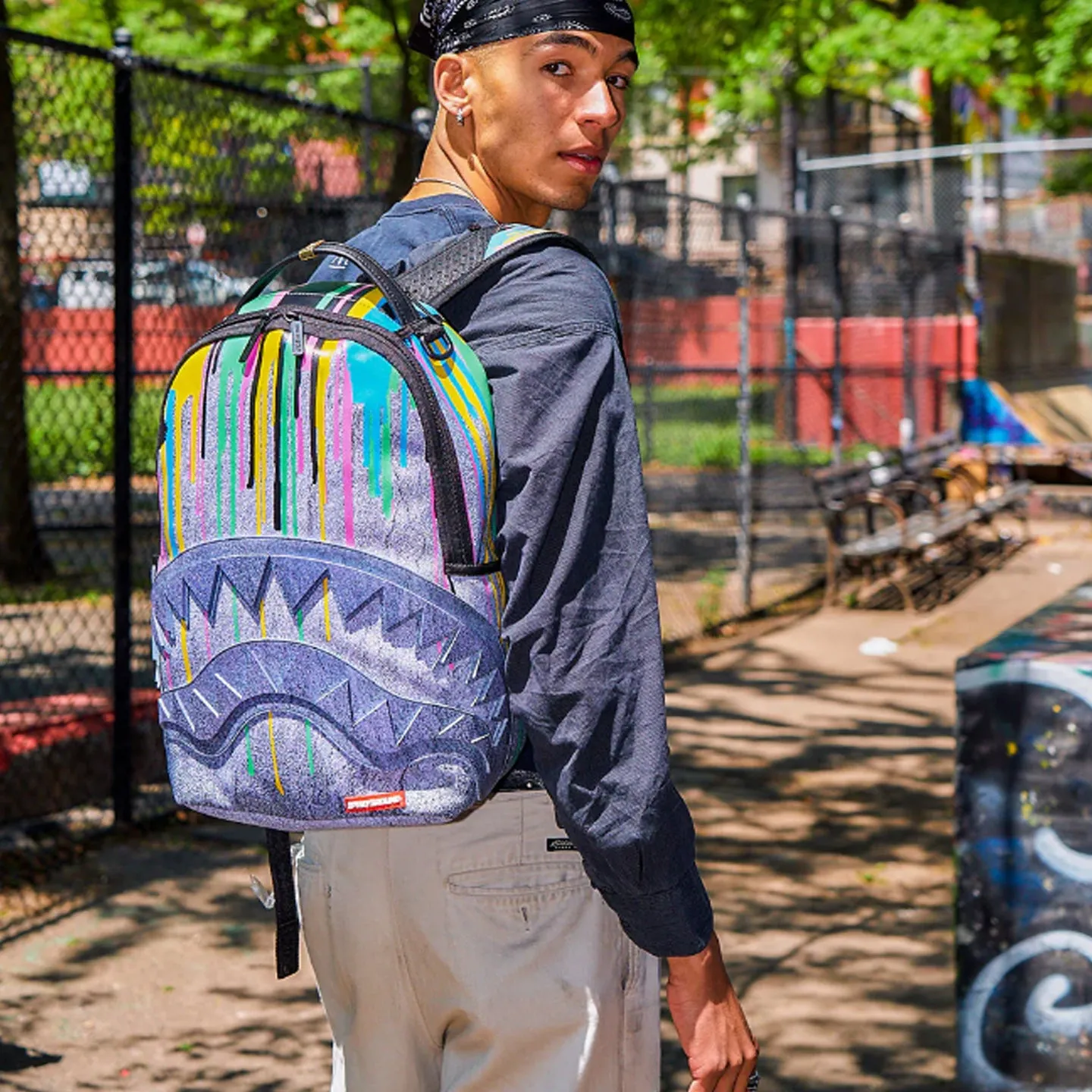 Sprayground Drippy Stone Backpack (DLXV)