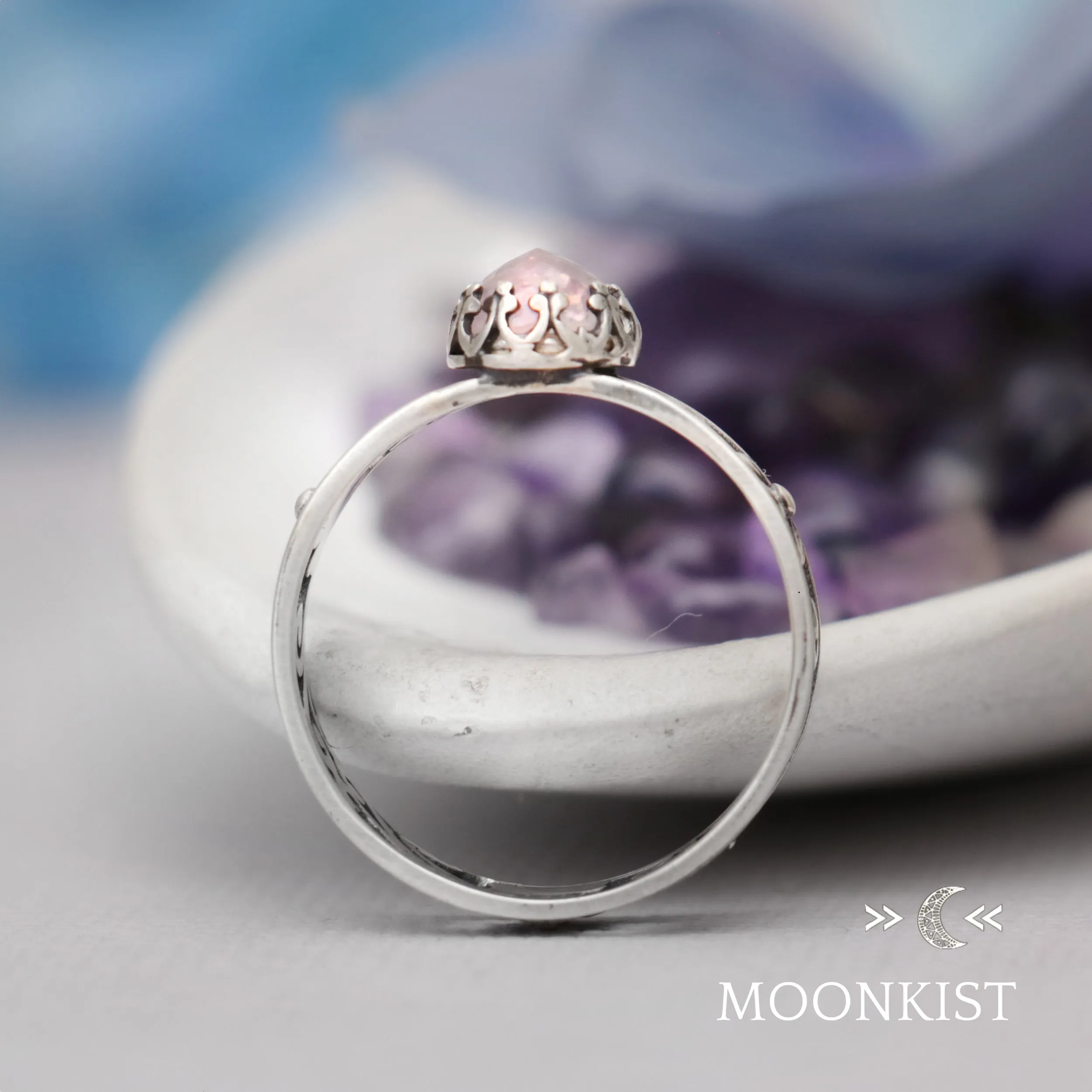 Sterling Silver Magnolia Ring  | Moonkist Designs