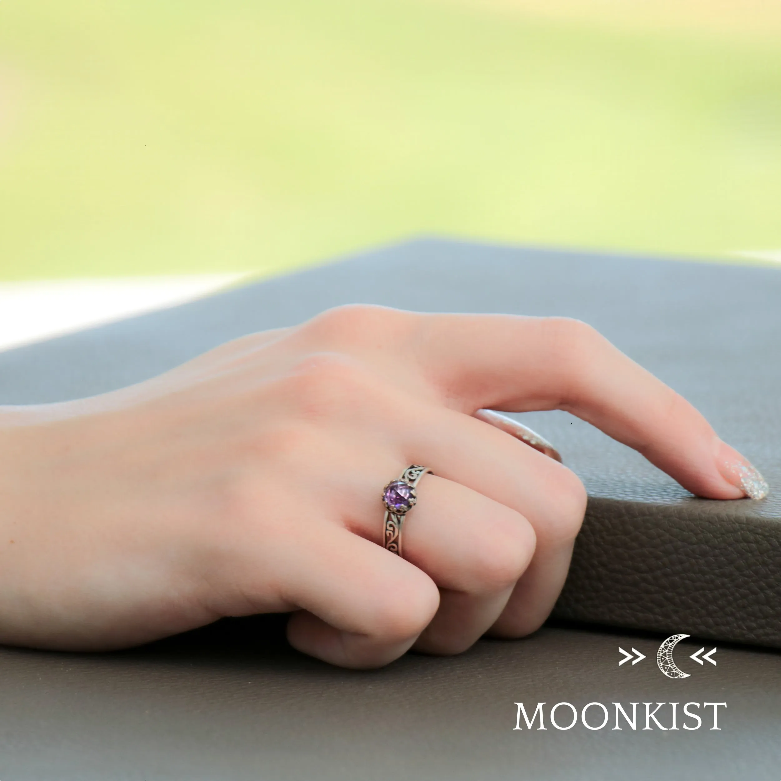 Sterling Silver Magnolia Ring  | Moonkist Designs