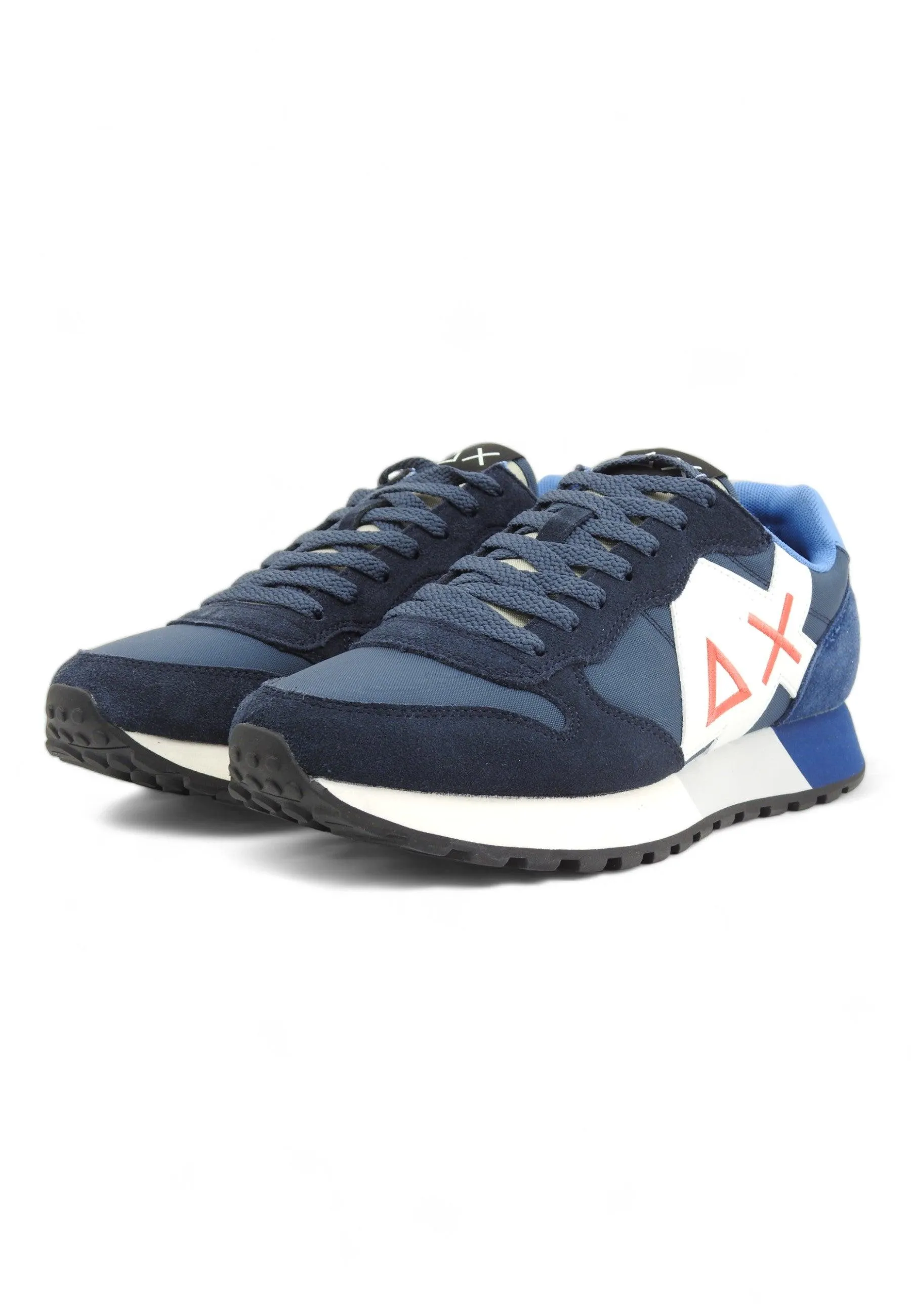 SUN68 Jaki Solid Sneaker Uomo Navy Blue Z34111