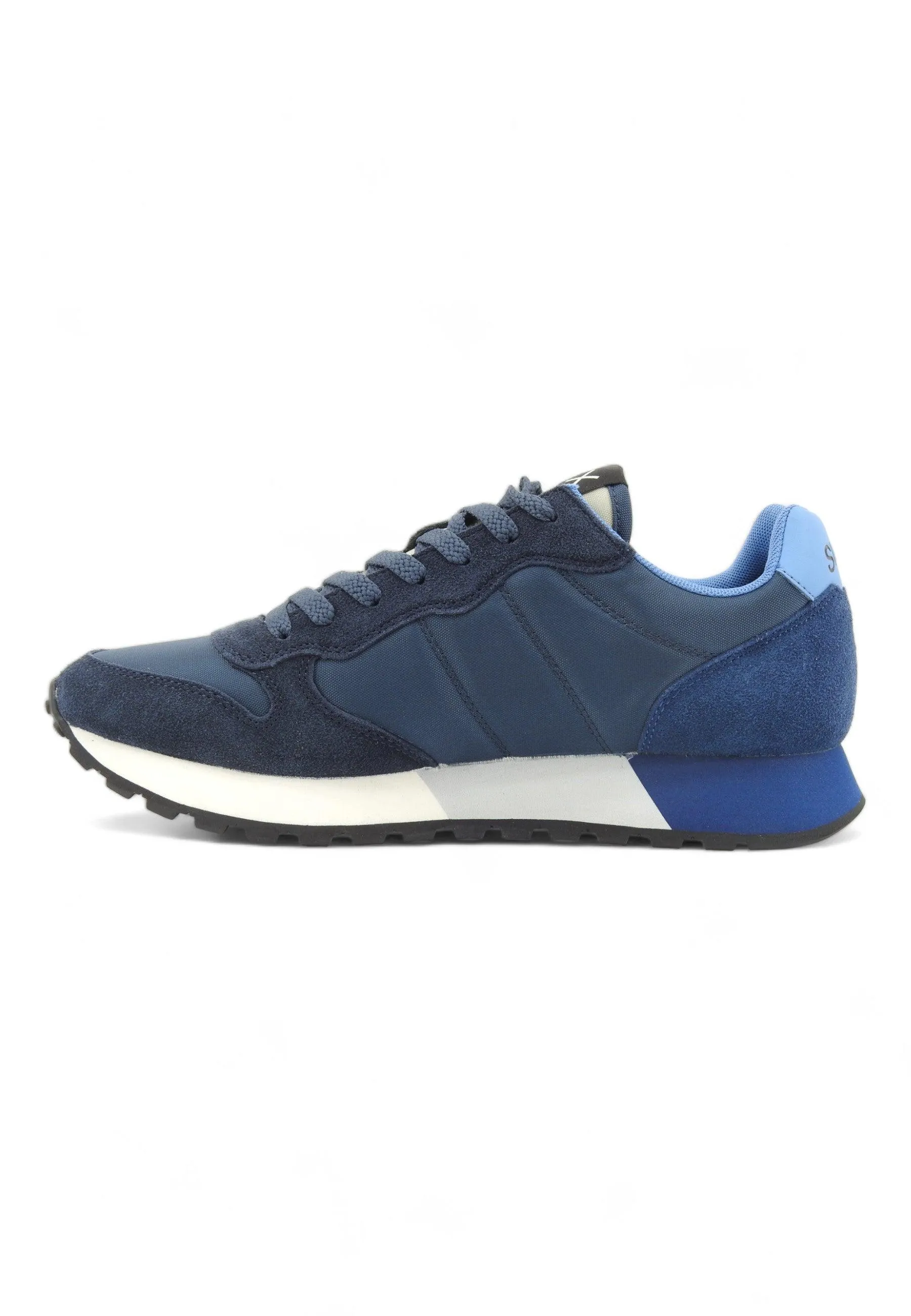 SUN68 Jaki Solid Sneaker Uomo Navy Blue Z34111