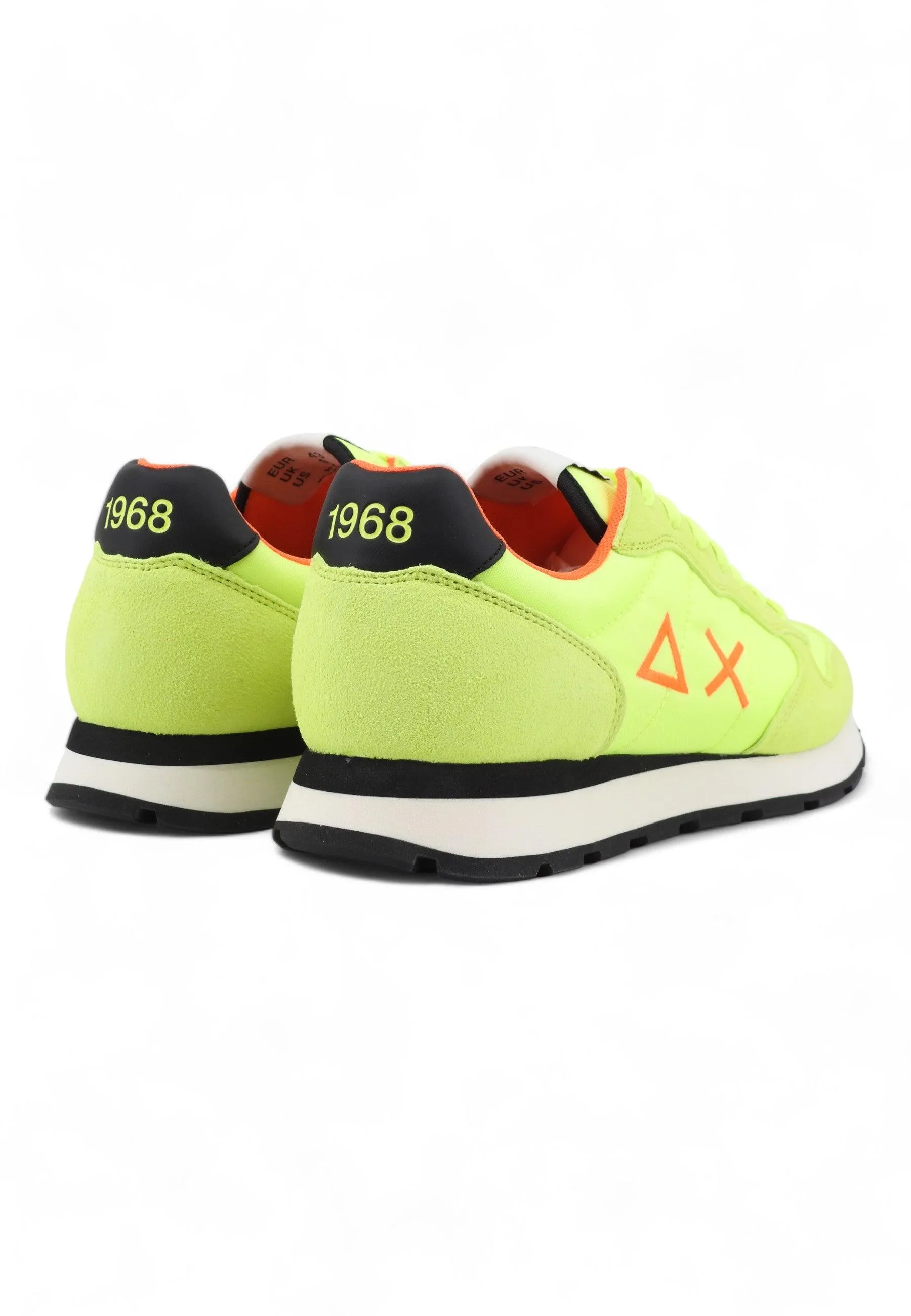 SUN68 Tom Solid Sneaker Uomo Giallo Fluo Z34101