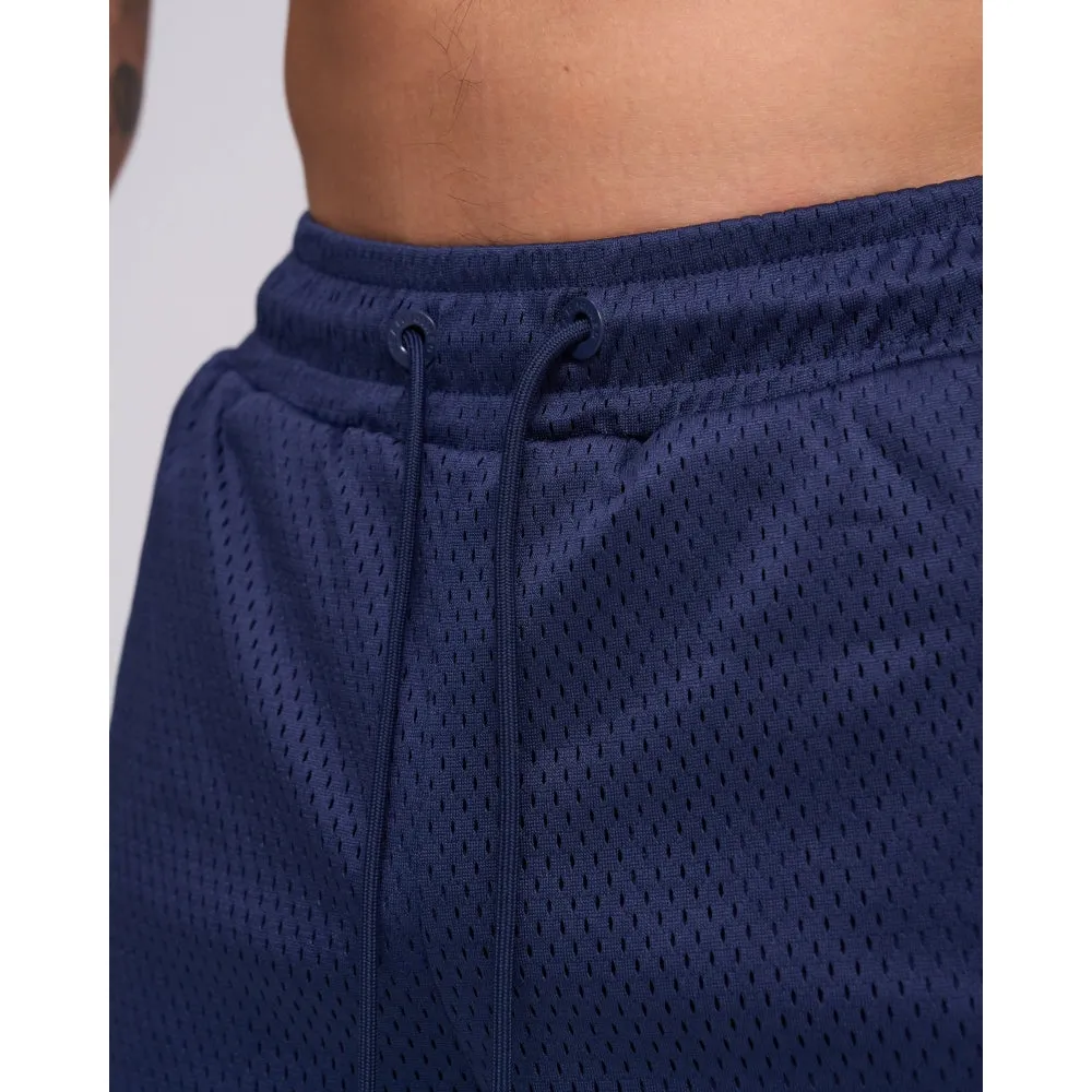 TEAMJOINED JOINED D-MESH PIPING SHORTS-DARK BLUE