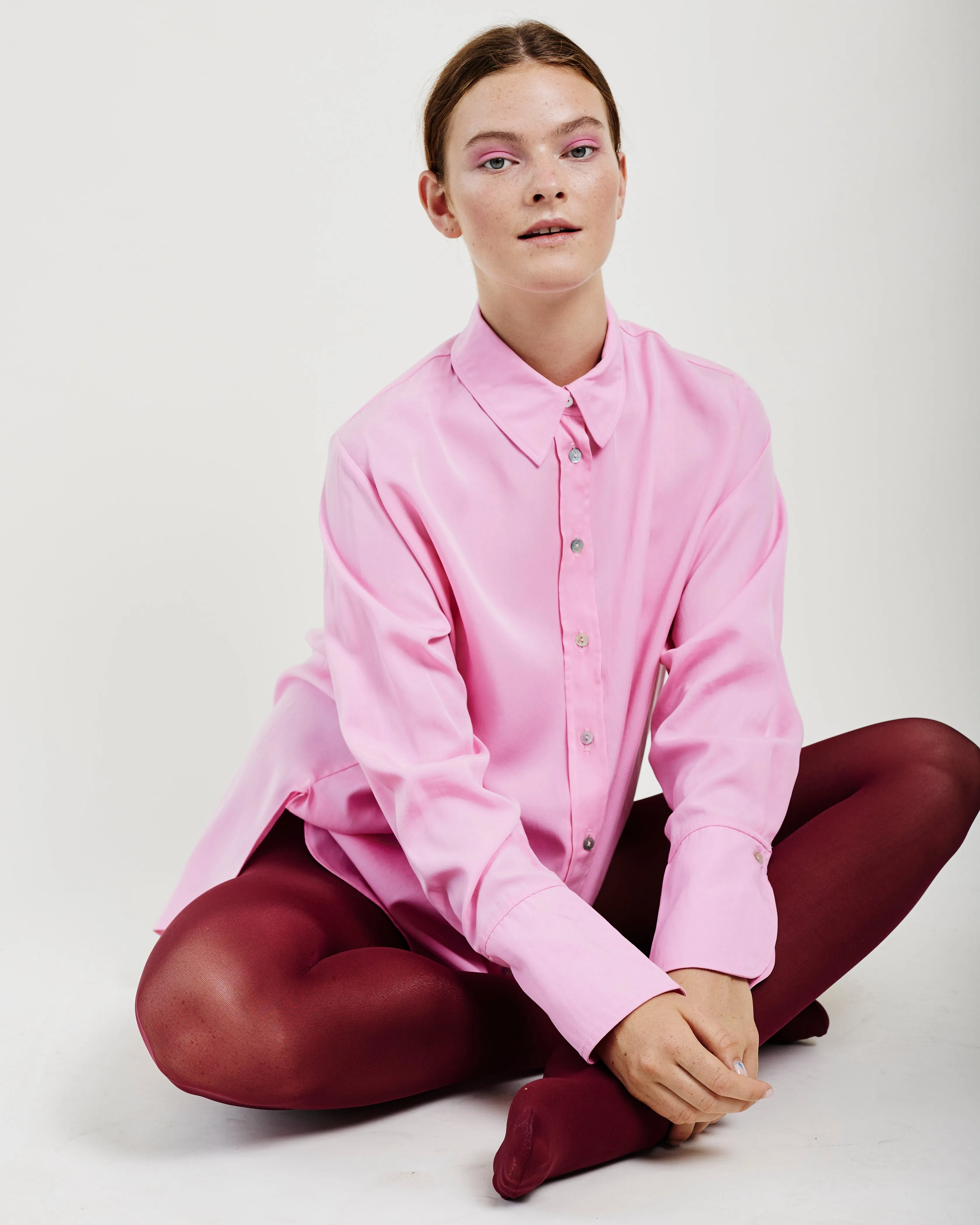 The Ultimate Tencel Shirt in Soft Pink